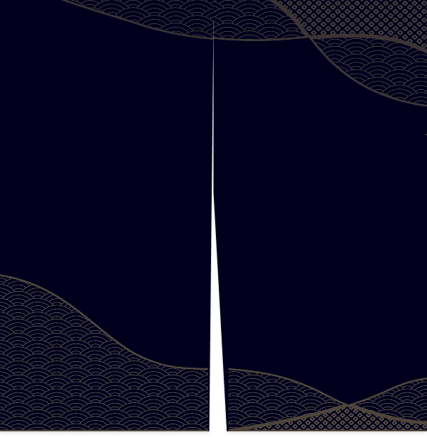のれん模様入りスマホ